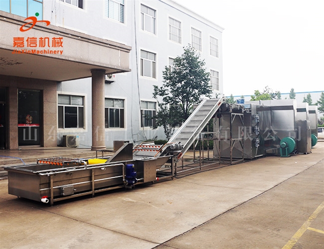 海帶切(qie)絲(si)輸送清(qing)洗(xi)脫(tuo)水(shui)烘(hong)榦(gan)流水(shui)線